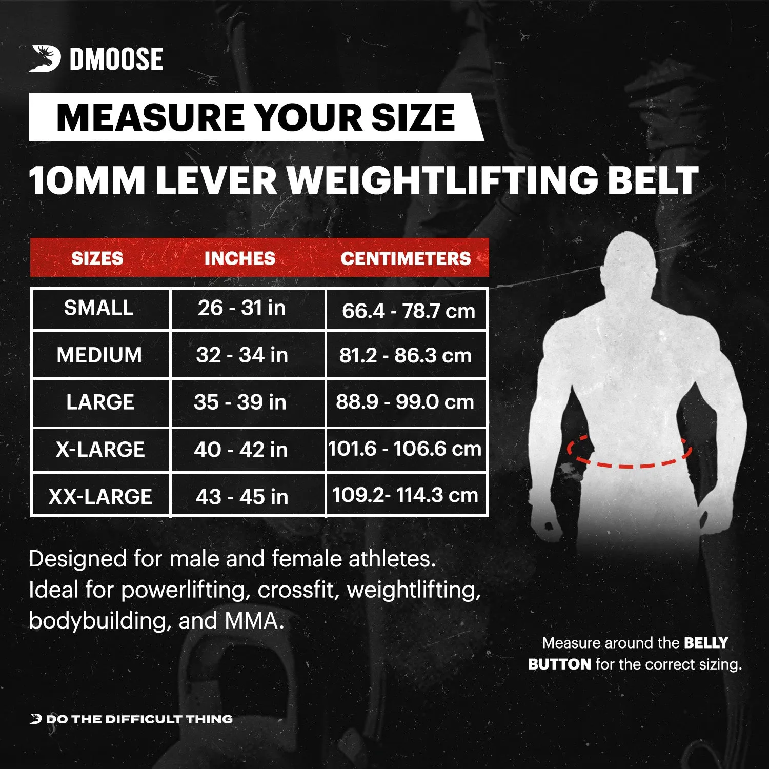 10 MM Lever Weightlifting Belt