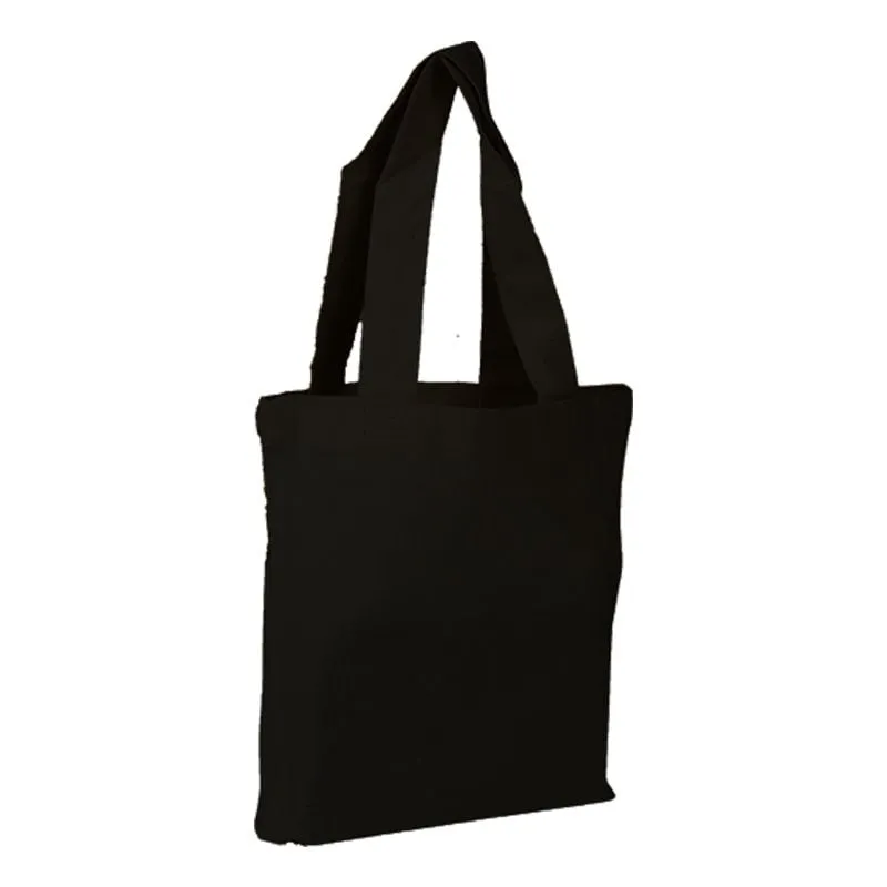 100% Cotton Sheeting Large Tote. Economy Tote with mini gusset