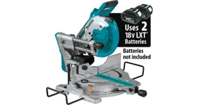 2021 Makita 36V (18V X2) LXT® Brushless 10" Dual-Bevel Sliding Compound Miter Saw with Laser, Tool Only (XSL06Z)