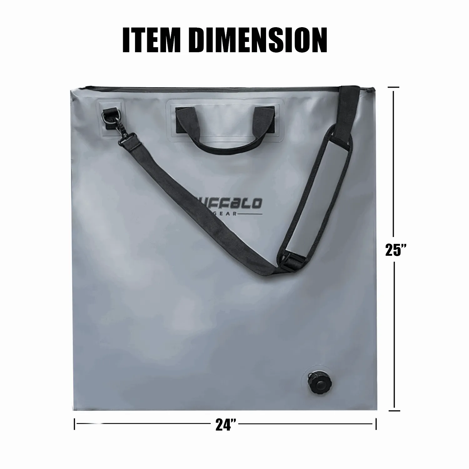 25'' Fish Tournament Weigh in Bag with Separate Mesh Insert