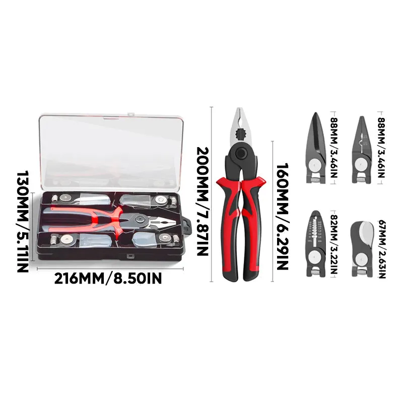 5 in 1 All Purpose Versatile Heavy Duty Tool Kit