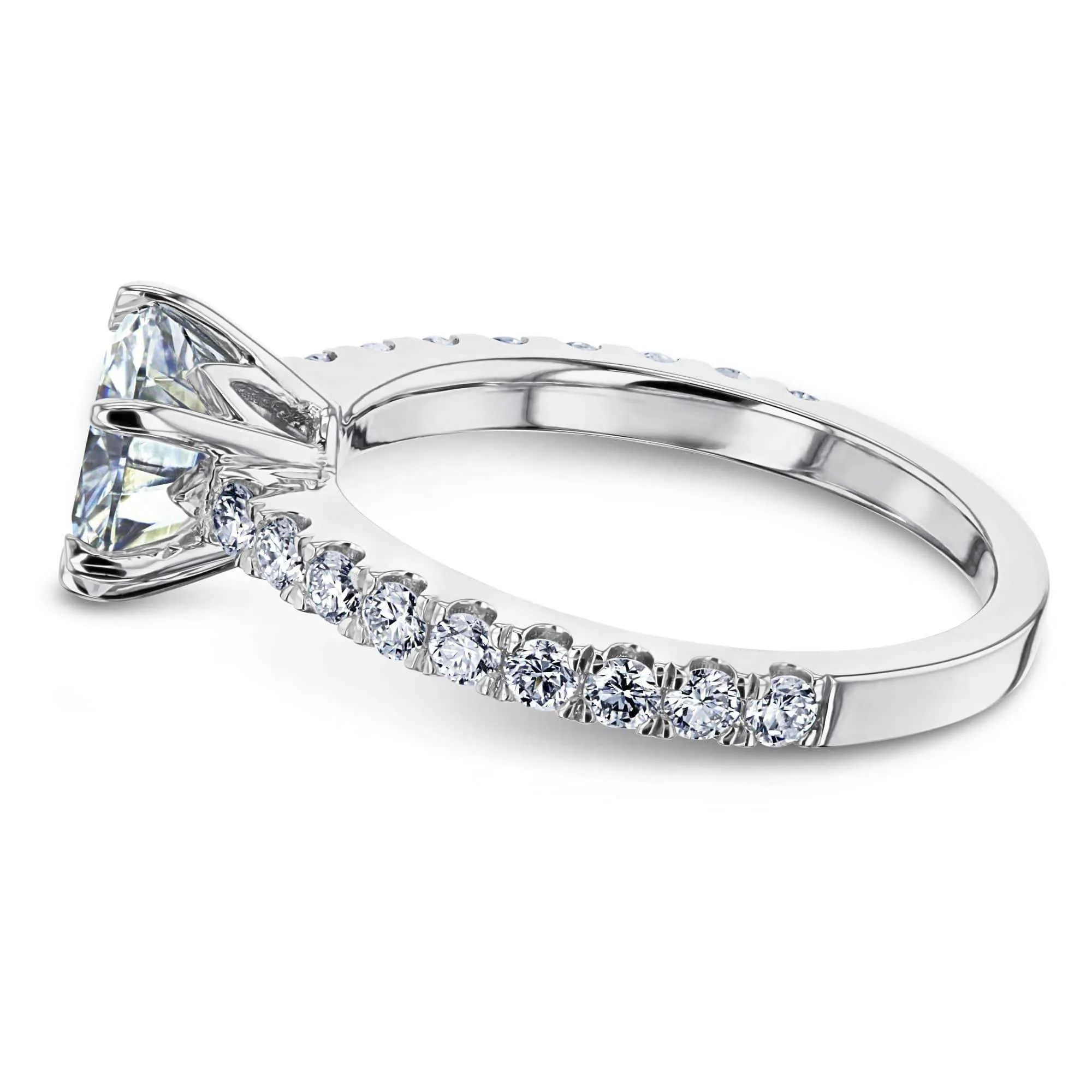 6-Prong 1.9ct Moissanite Ring