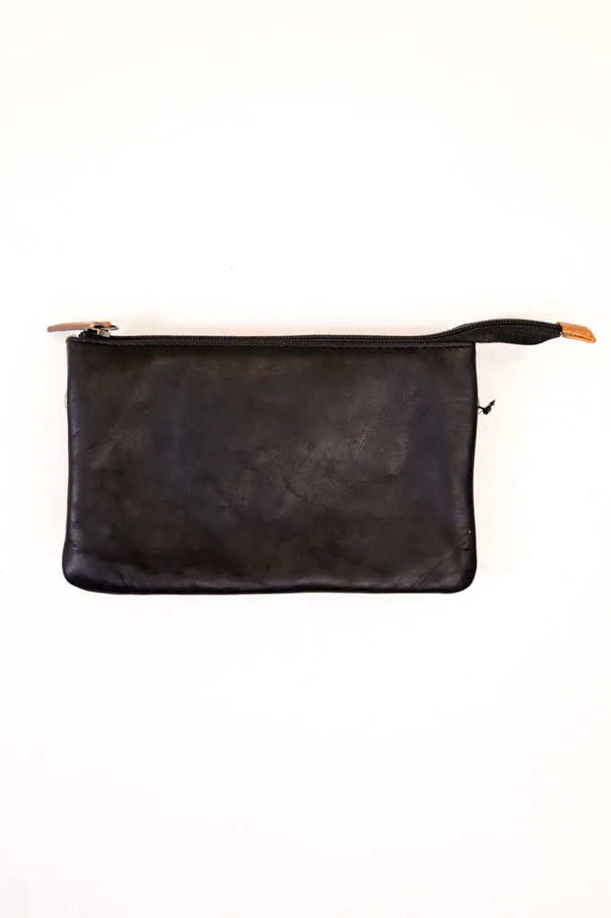 Adrian Klis 1544 Purse, Black/Tan, Leather