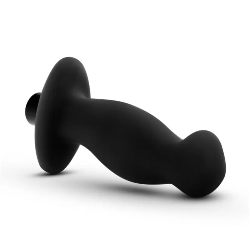 Anal Adventures - Platinum - Silicone Vibrating Prostate Massager 02 -Black