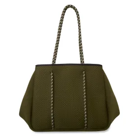 Annabel Ingall - Sporty Spice Neoprene Tote in Military