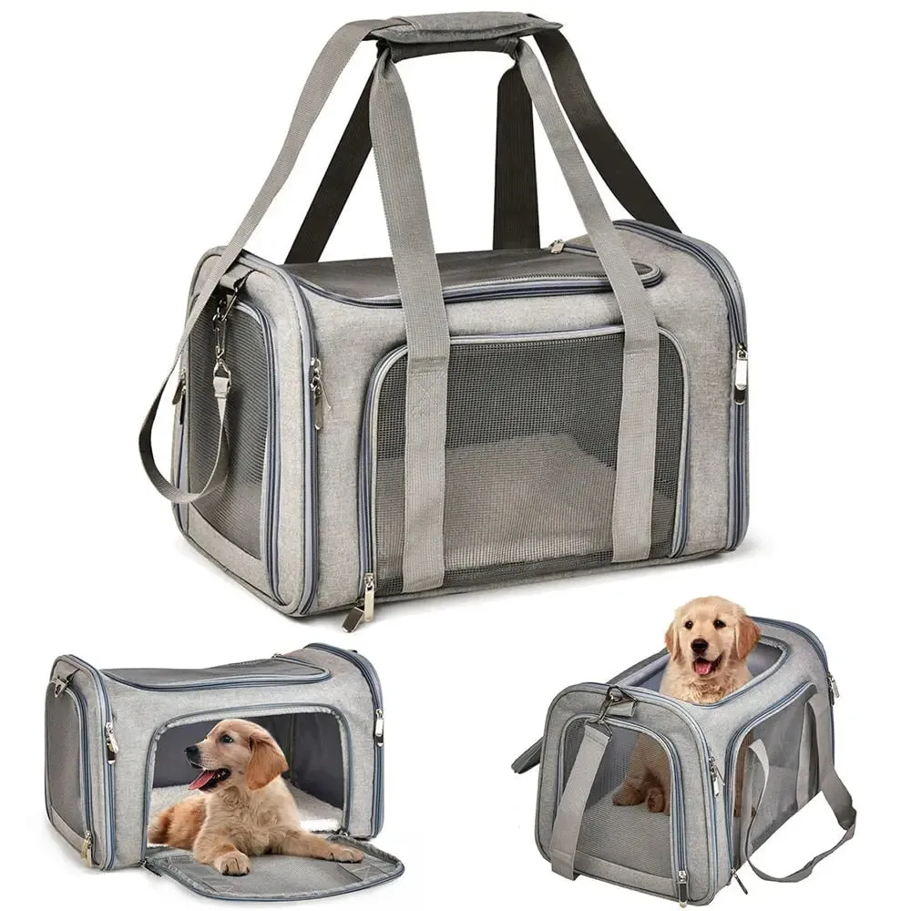 Anniepaw Airline Approved Soft Side Dog Carrier Backpack for Small Pets