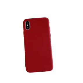 Anymob Red iPhone Silicone Case Cover Bag Shell