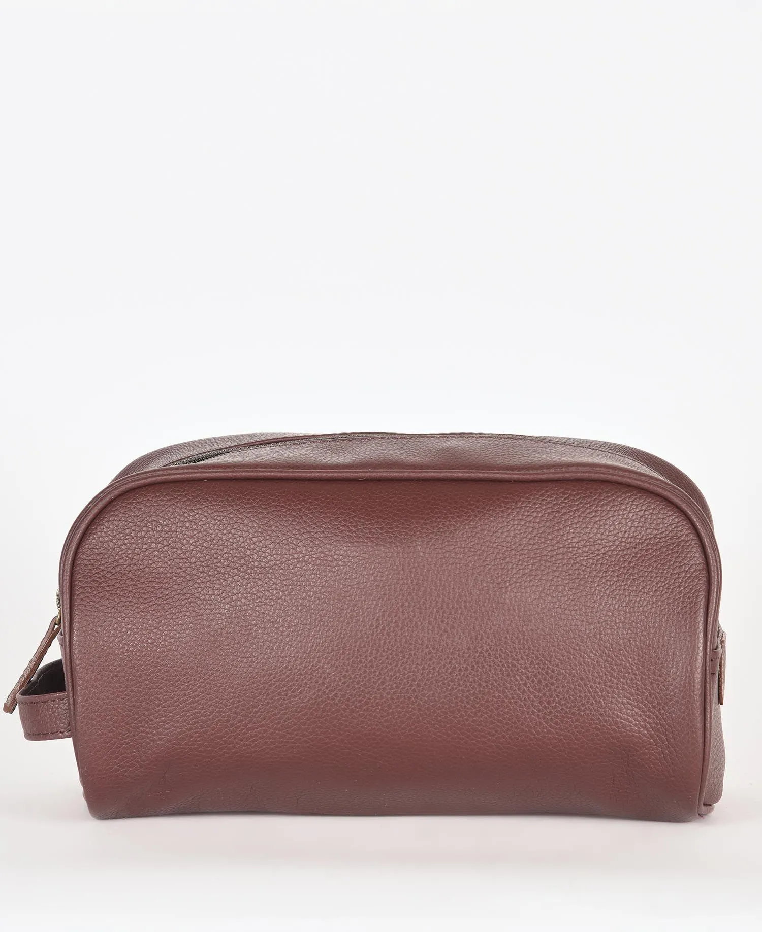 Barbour Leather Washbag