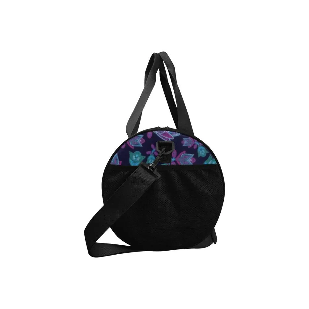 Beaded Blue Nouveau Duffle Bag