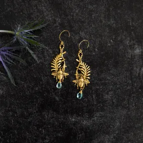 Bee & Laurel Spray Earring