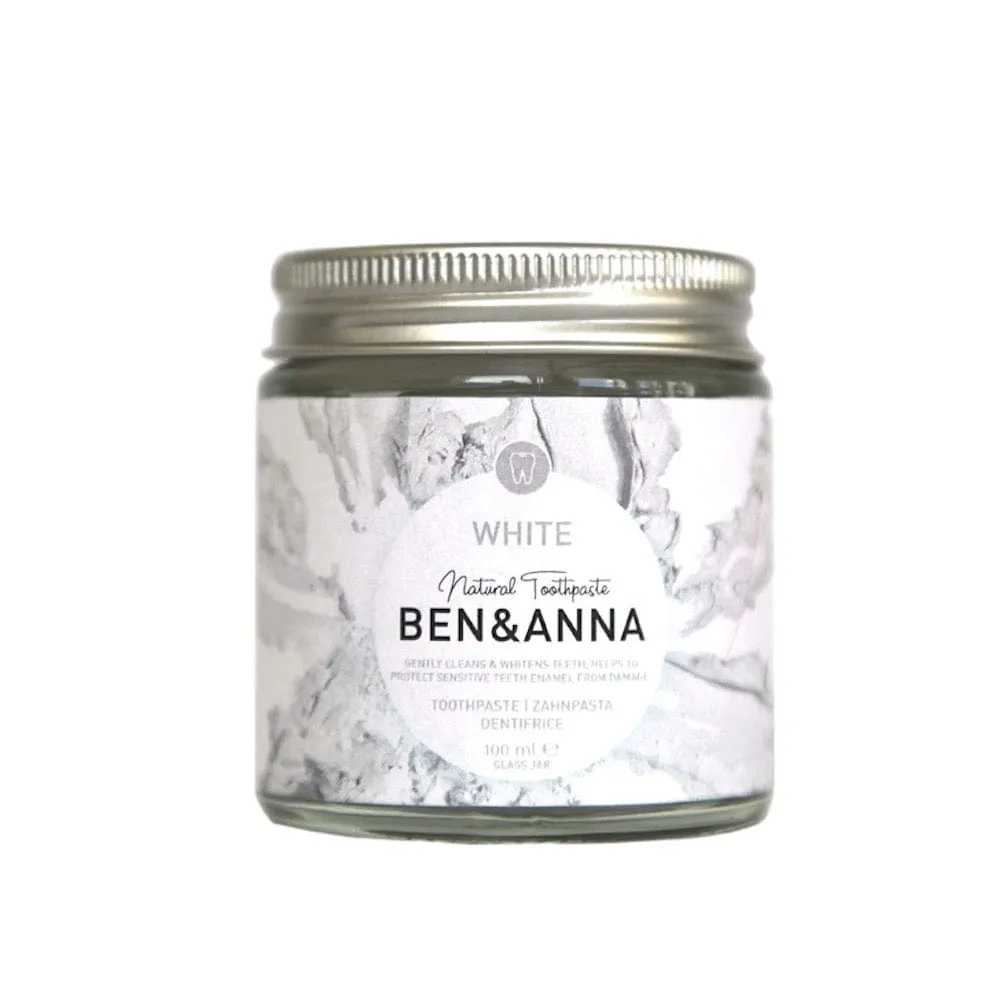 Ben & Anna Natural Vegan Toothpaste - White