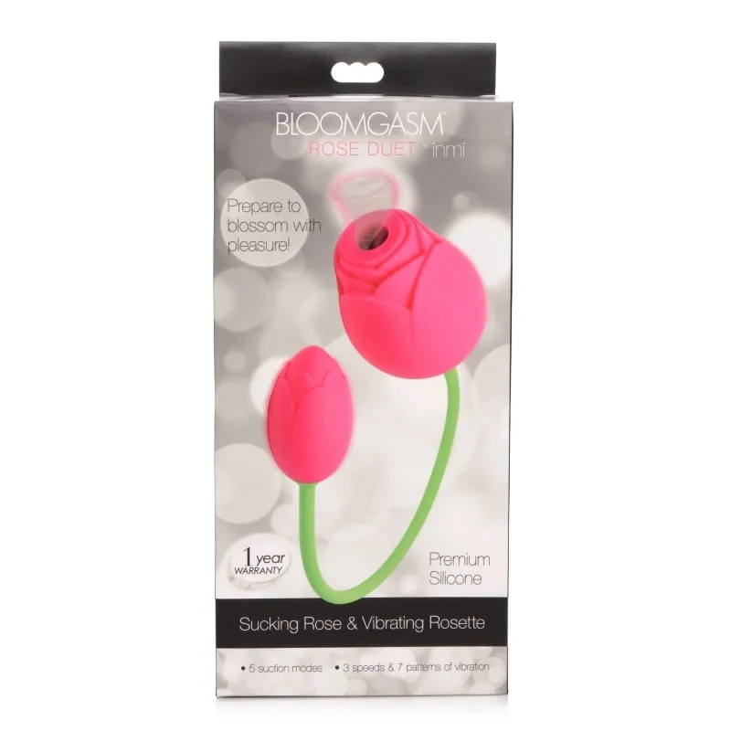 Bloomgasm Rose Duet - Sucking Rose and Vibrating Rosette