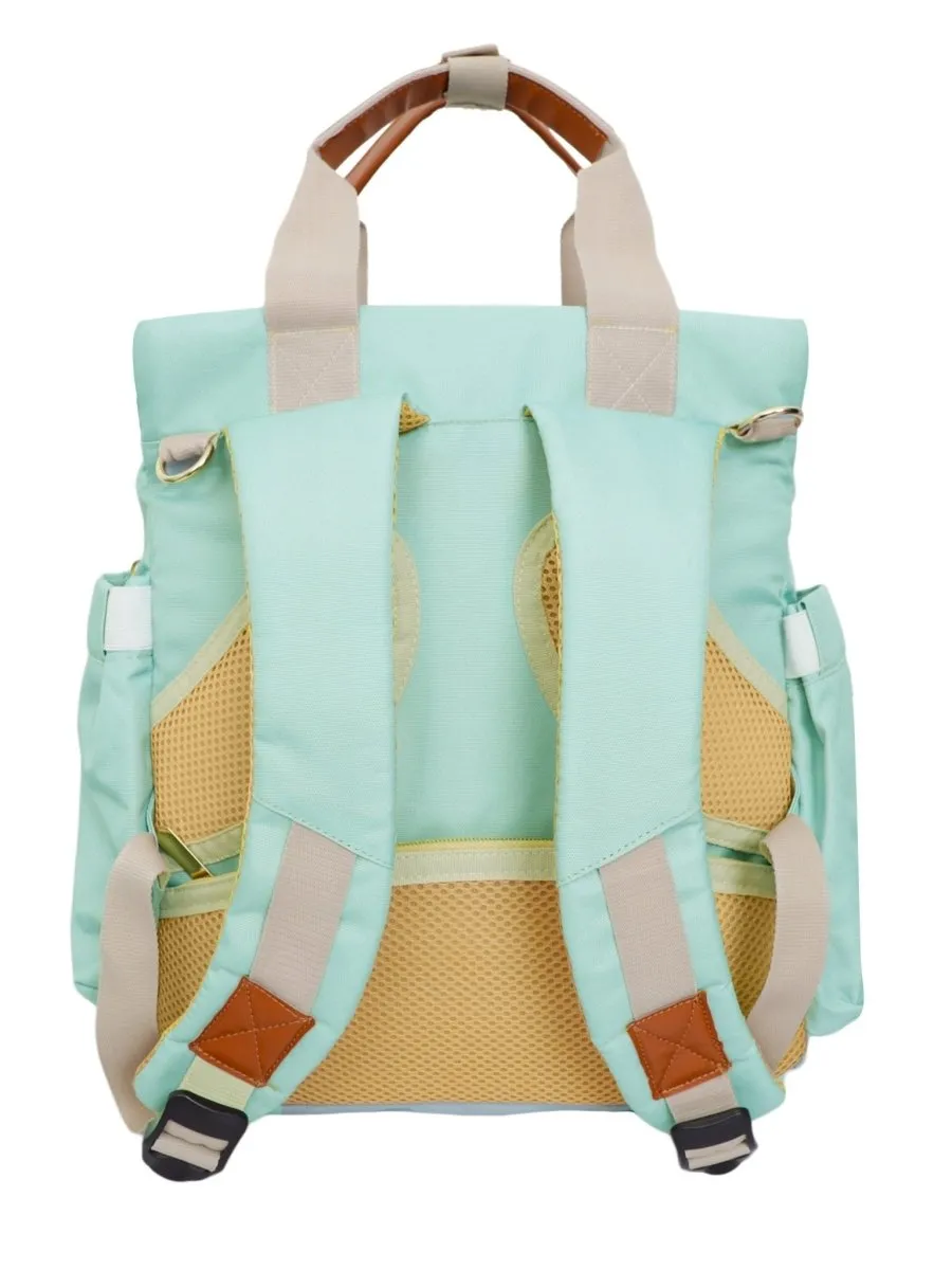 Blue Green Stylish Diaper Bag for Mommy On the Go