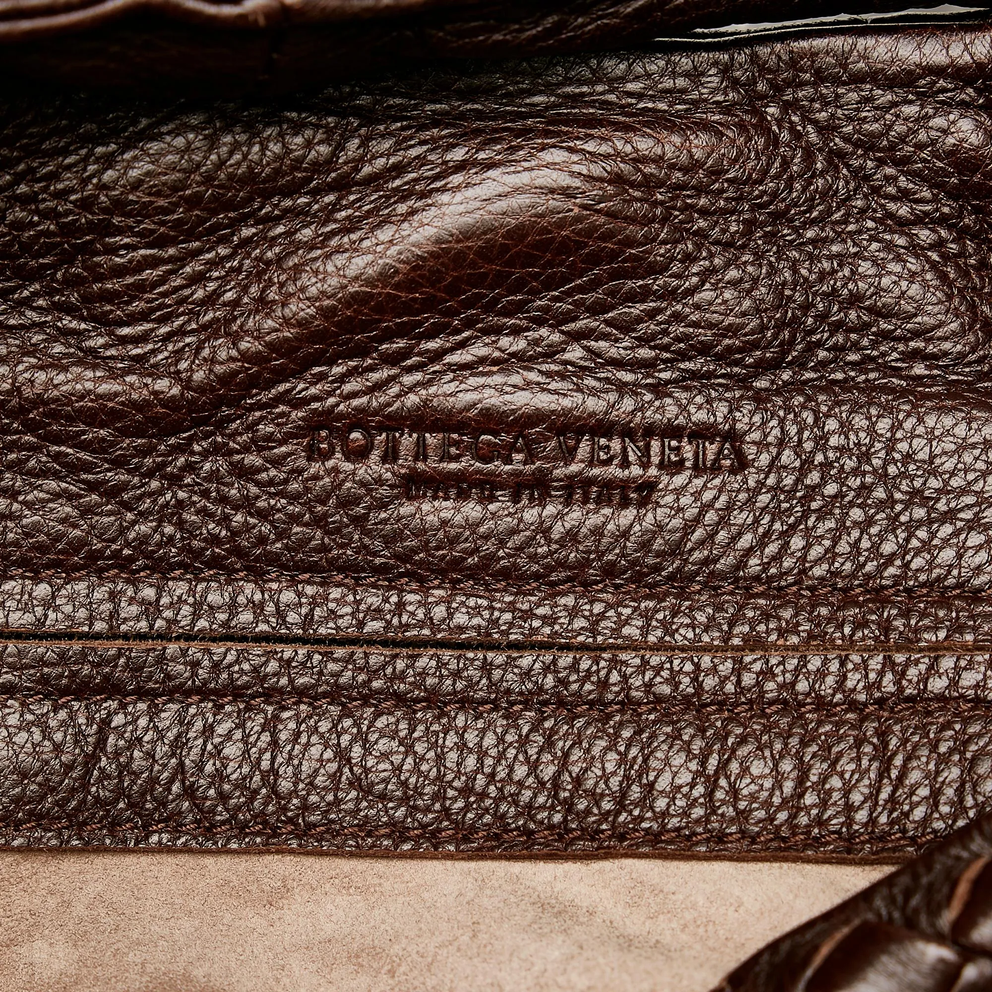 Bottega Veneta Baseball Leather Hobo Bag (SHG-32401)