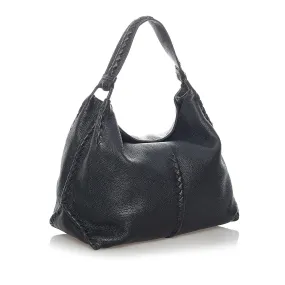 Bottega Veneta Intrecciato Leather Shoulder Bag (SHG-31357)