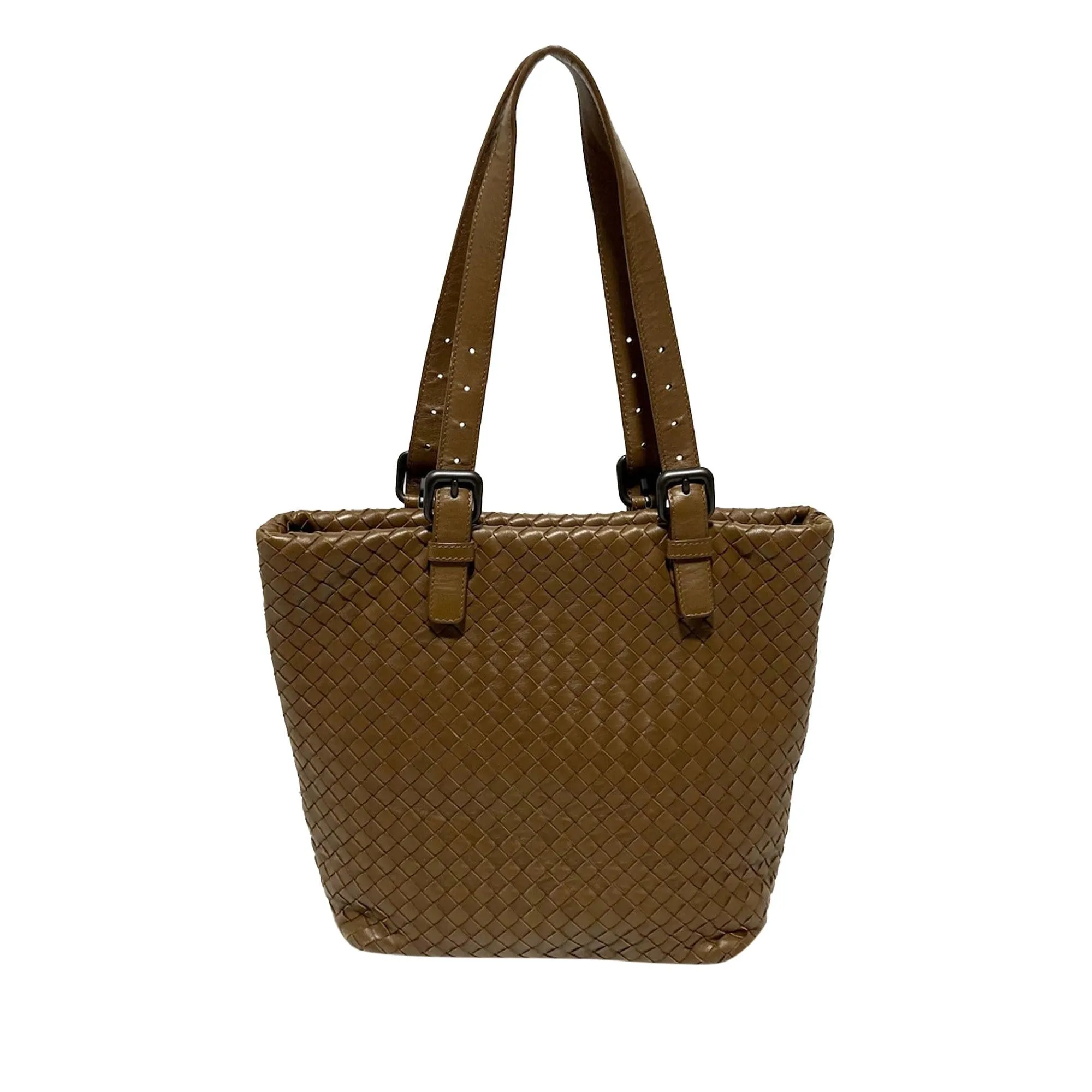 Bottega Veneta Intrecciato Leather Tote (SHG-36428)