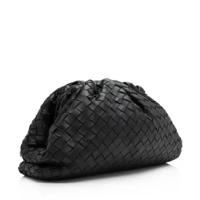 Bottega Veneta Intrecciato Nappa Leather The Pouch Clutch (SHF-23278)