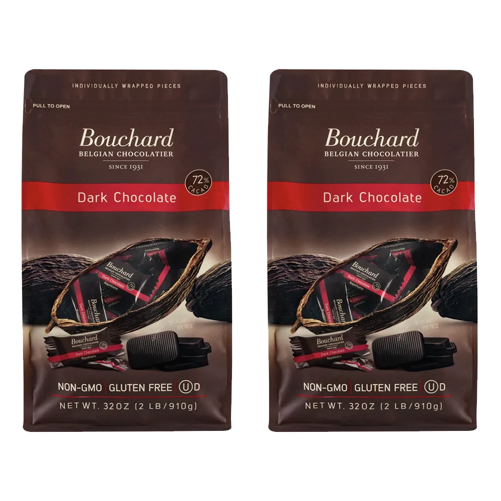 Bouchard Belgian Napolitains Premium Dark Chocolate (2 PK - 32 oz)