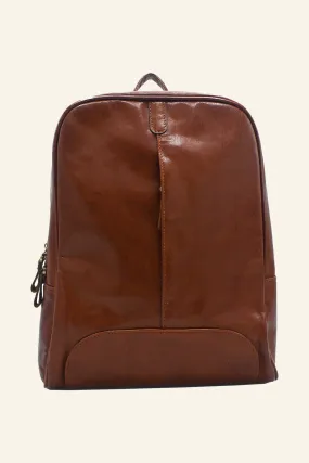 Brown Leather Backpack