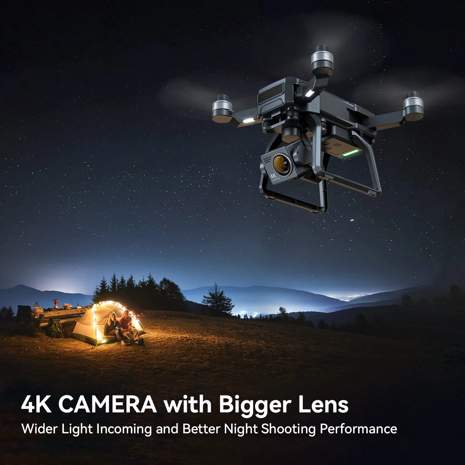 Bwine F7 GPS Drones with Camera for Adults 4K Night Vision, 3-Aix Gimbal, 2Mile Long Range, 75Mins Flight Time Professional Drone with 3 Battery, Auto Return Follow Me Fly Around Beginner Mode for Kid