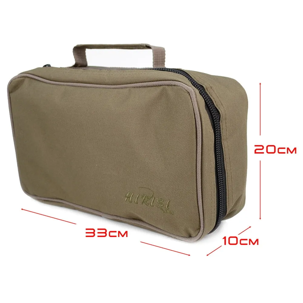 Carp Fishing Tackle Bag with Bar Carryall Luggage with Bank Sticks Rod Pod Size 20x33x10cm