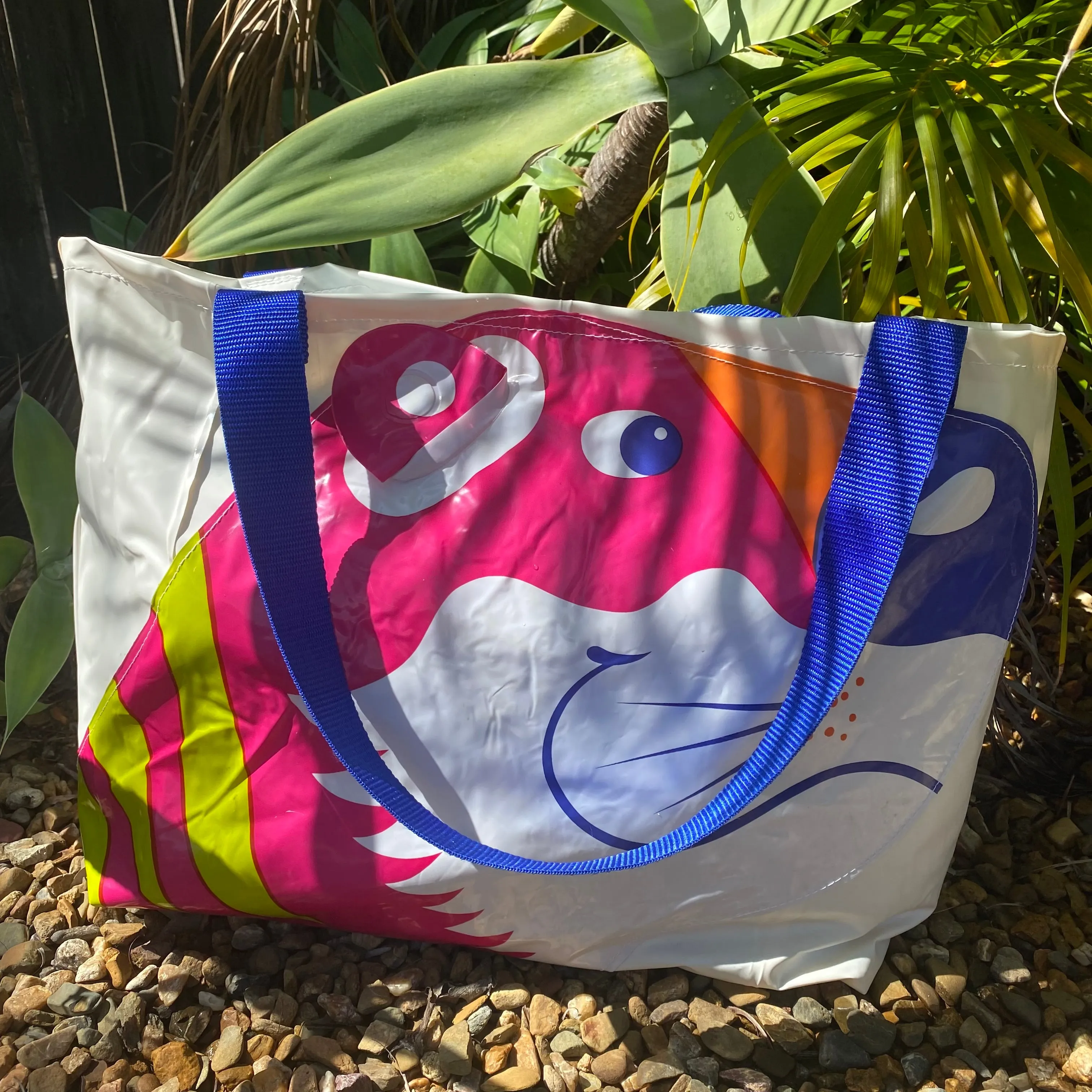 Carry All Large Beach Tote Bags Large - Recycled Inflatables