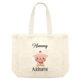 Christmas Cute Animal Series Mommy Deer Shopping Bag