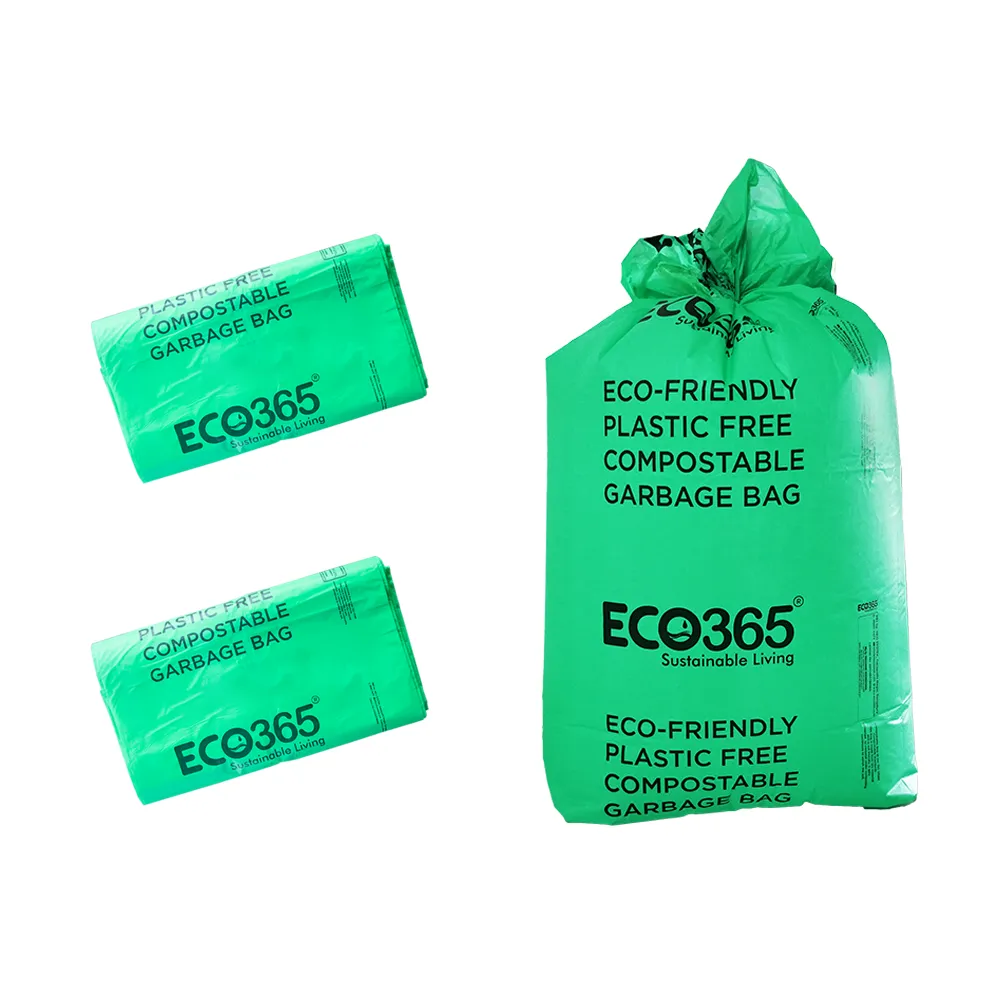 Compostable Garbage Bags - 17"x19" Small (Certified By Govt, Pack of 2-60pcs)