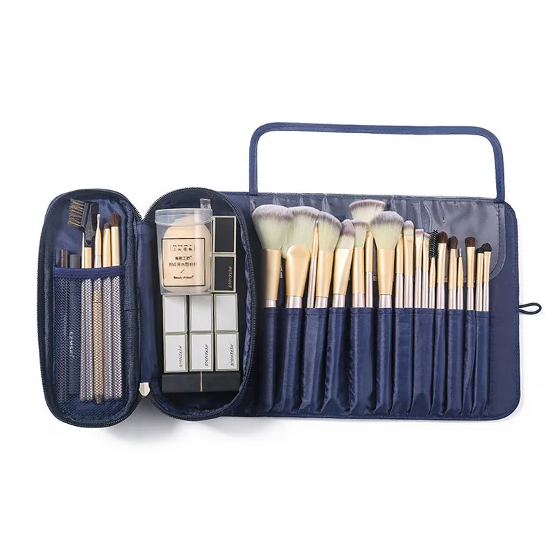 Cosmetic Bag Makeup Brush Bag Storage Bag Multifunctional Folding Professional Beauty Makeup Kit