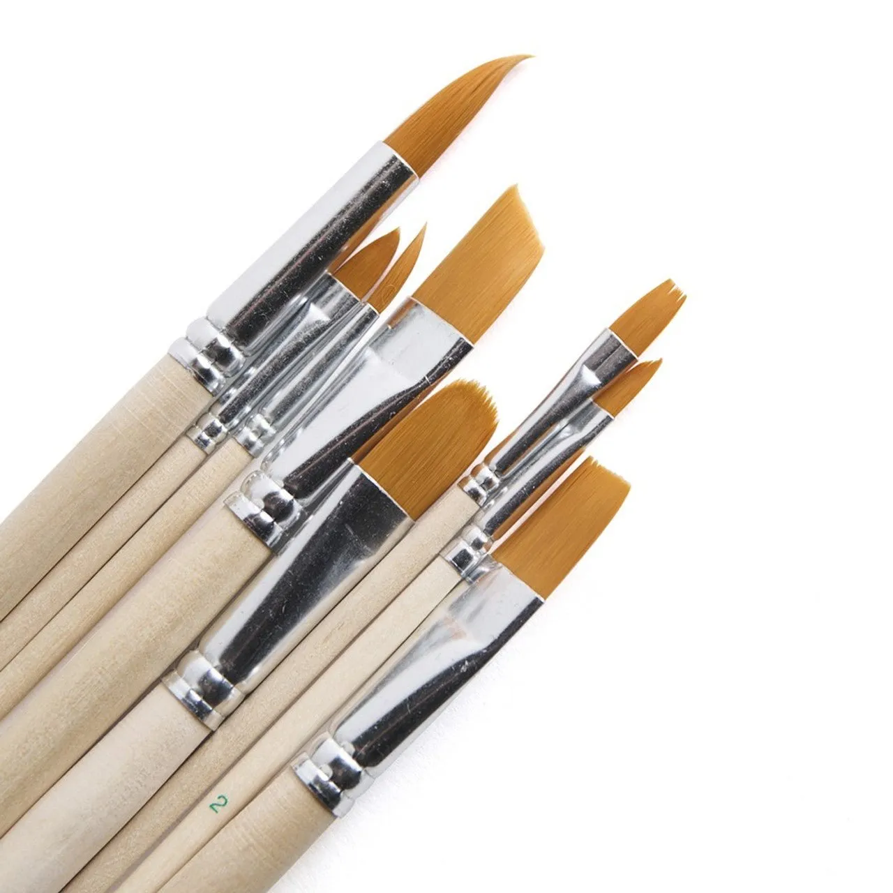 Cruelty-free Assorted Paintbrush Set - Made in USA