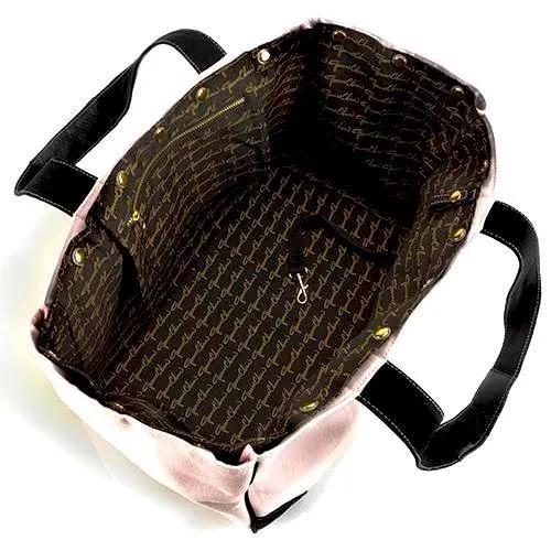 Doggie Style Rescue Me Tote Canvas Dog Carrier Pink