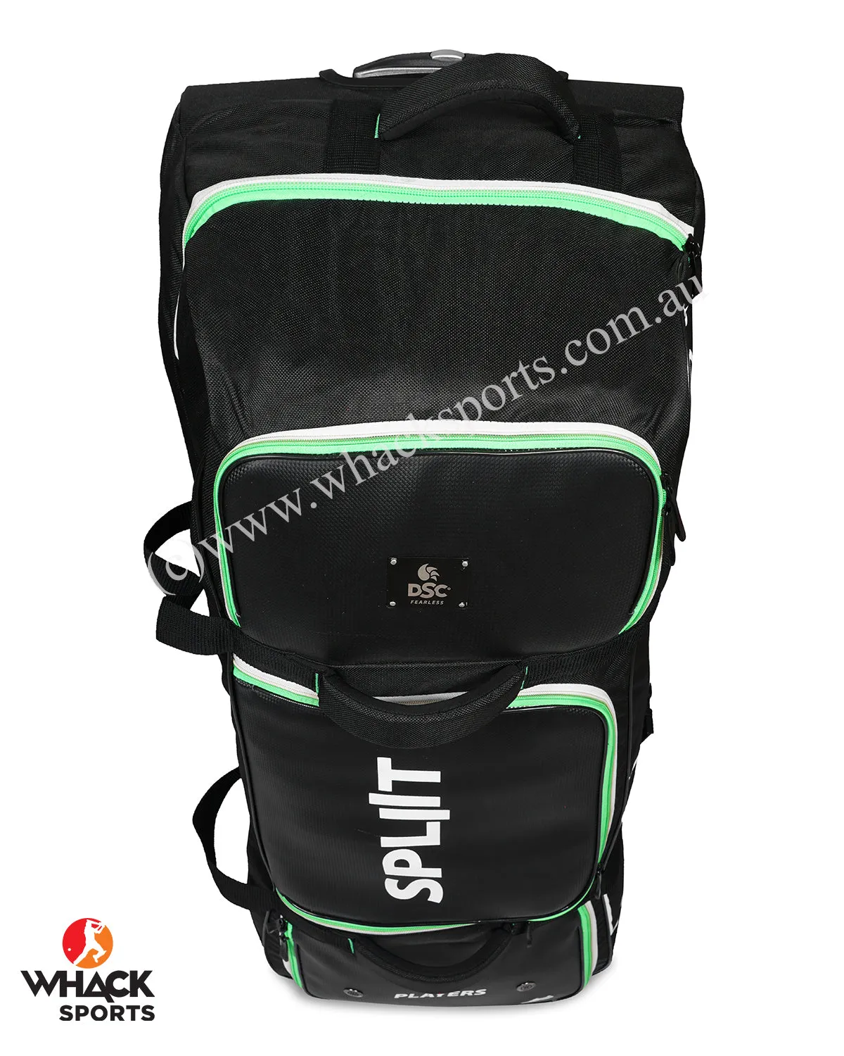 DSC Spliit Player Cricket Kit Bag - Wheelie - Extra Large