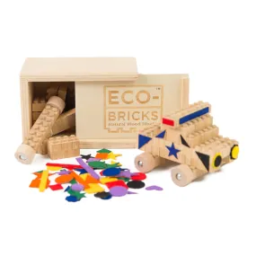 Eco-bricks™ Bamboo 24 Piece With Felt Stickers