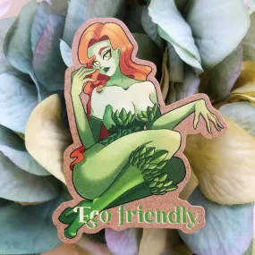 Eco friendly Poison Ivy sticker decal