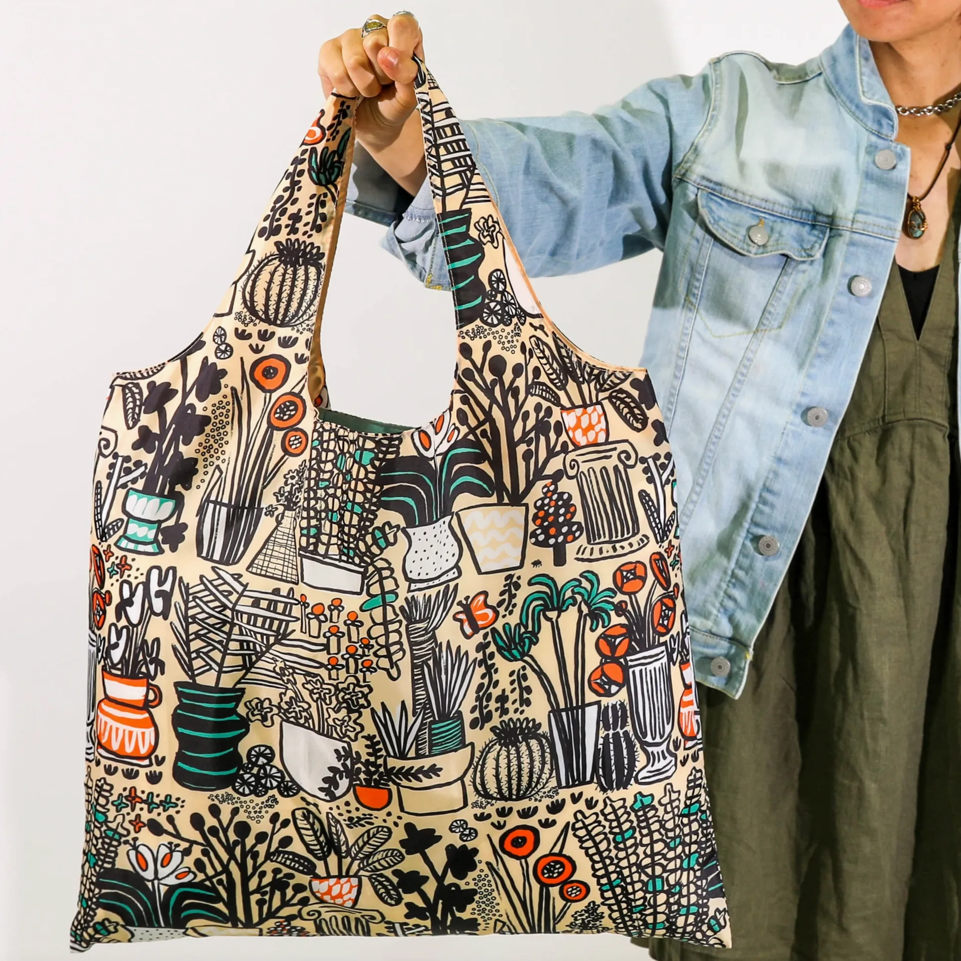 Eco Friendly Reusable Tote - Garden Art Sack