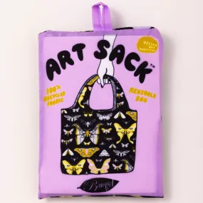 Eco Friendly Reusable Tote - Moths Art Sack