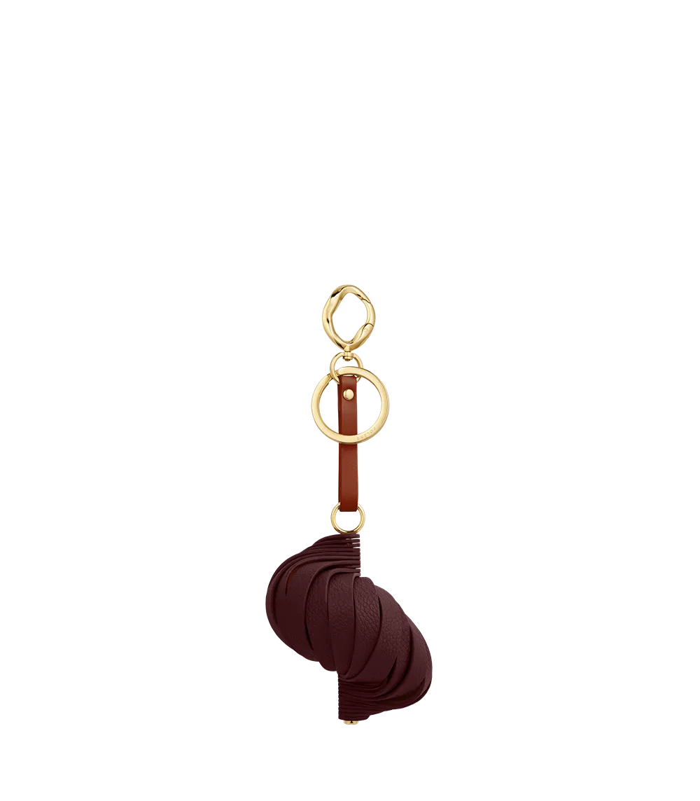 Elis Keyring - Duo Burgundy