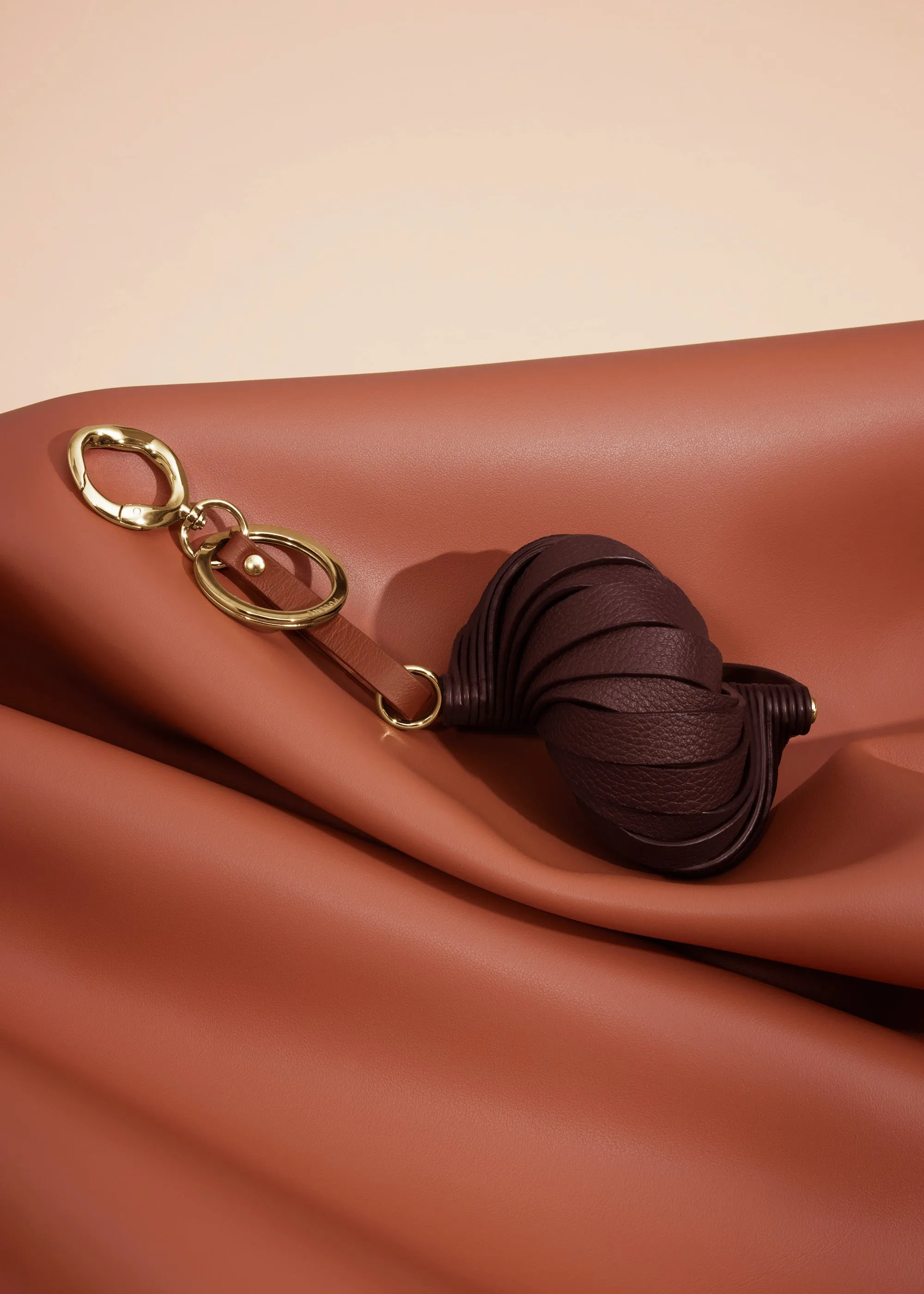 Elis Keyring - Duo Burgundy