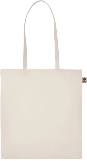 Essential ecru organic cotton tote bag