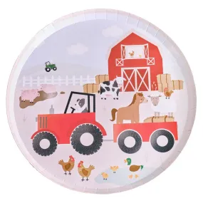 Farm Animals  Eco Friendly Paper Plates