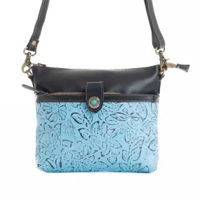 Fennington Leather Bag in Blue