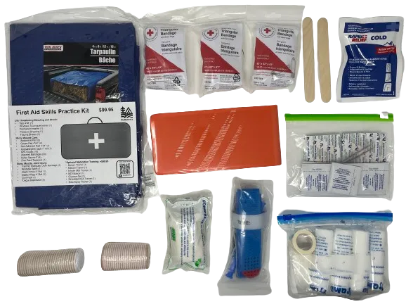 First Aid Skills Practice Kit