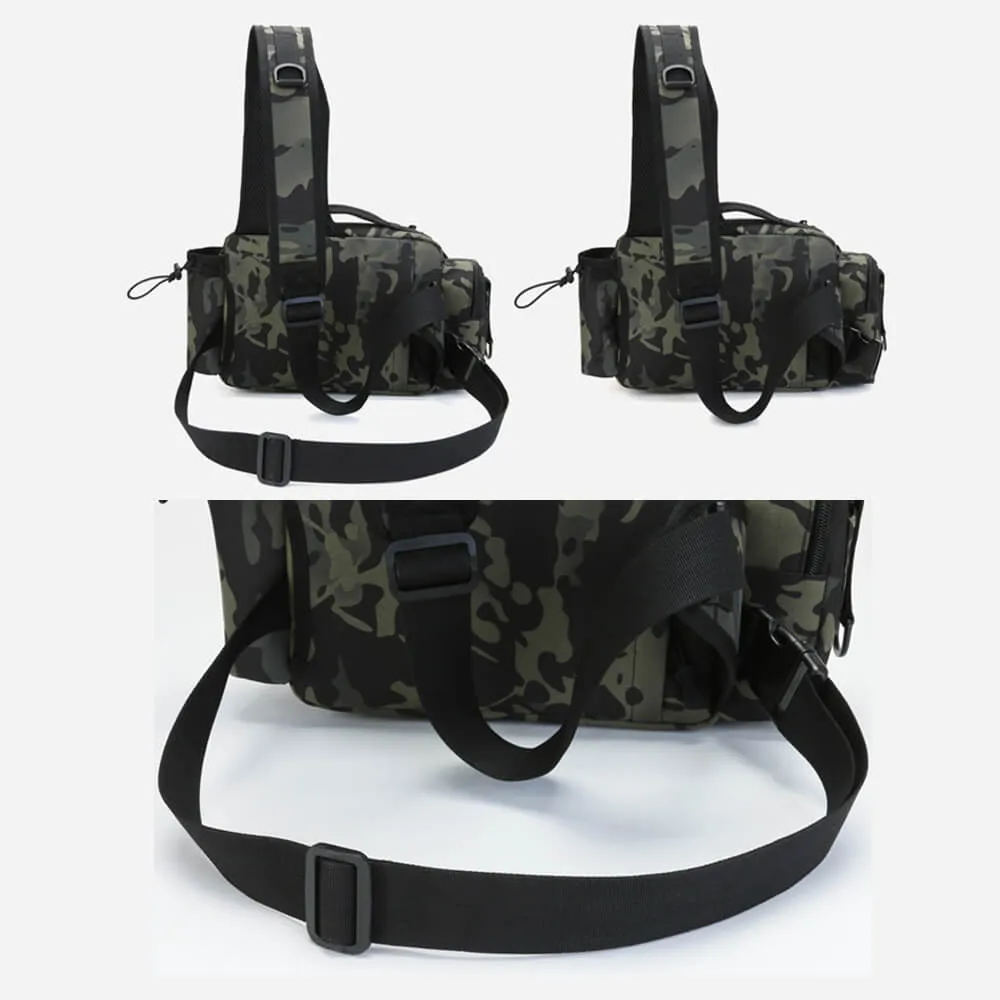 Fishing and Outdoor Multifunctional Waist Pack with Shoulders Straps Support