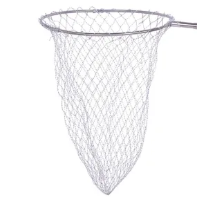 Foldable Stainless Steel Dip Net Head Fishing Net, Specification: Solid 50cm Big Mesh