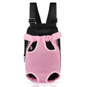 Fresh Fab Finds Dog Carrier Backpack Legs Out Front Pet Backpack Carrier Travel Bag Adjustable Shoulder Straps for Hiking Camping Shopping Biking