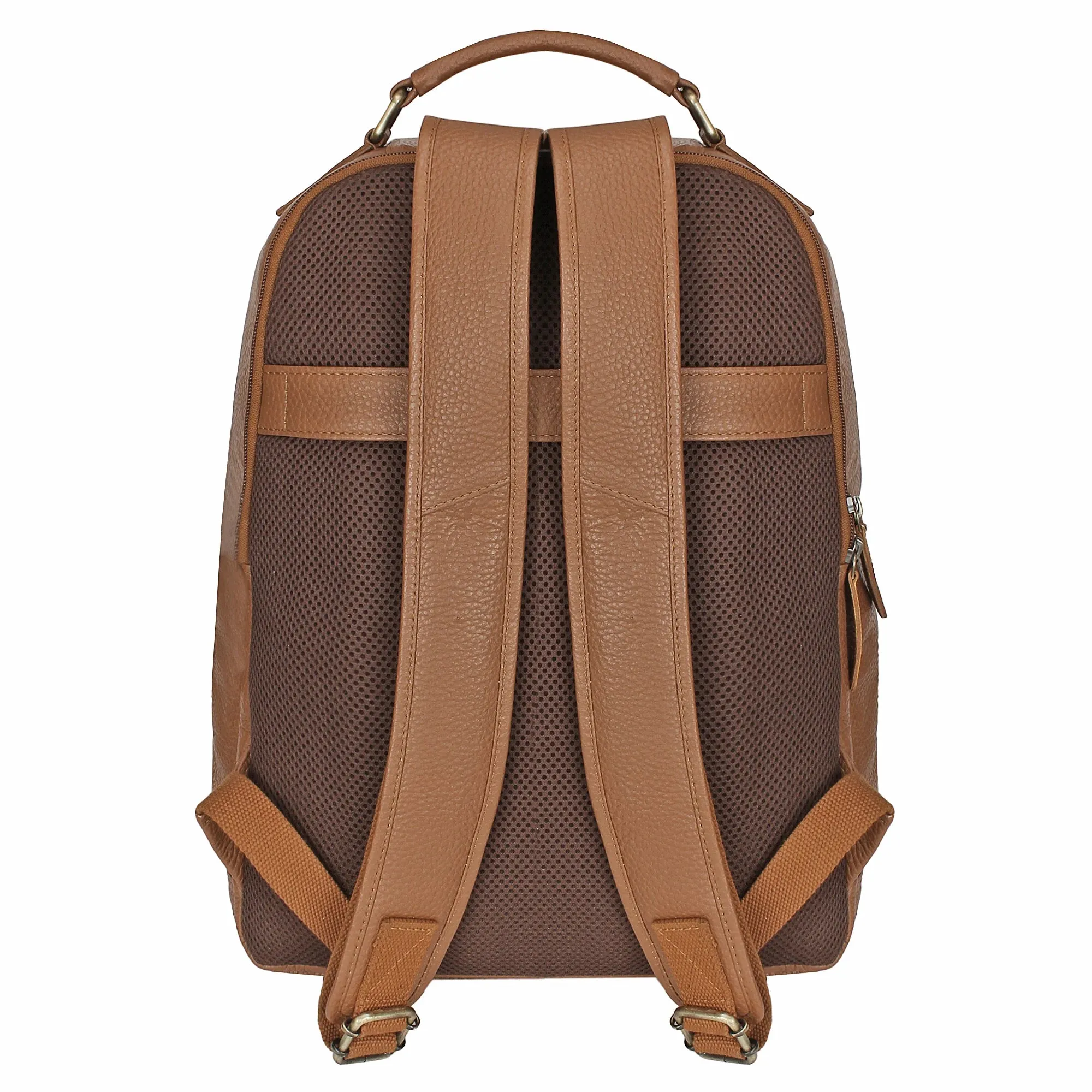 Genuine Leather Travel Backpack for Men Women