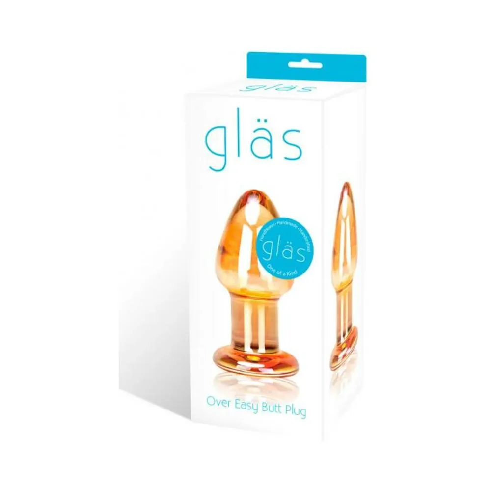 Glas Over Easy Glass Butt Plug