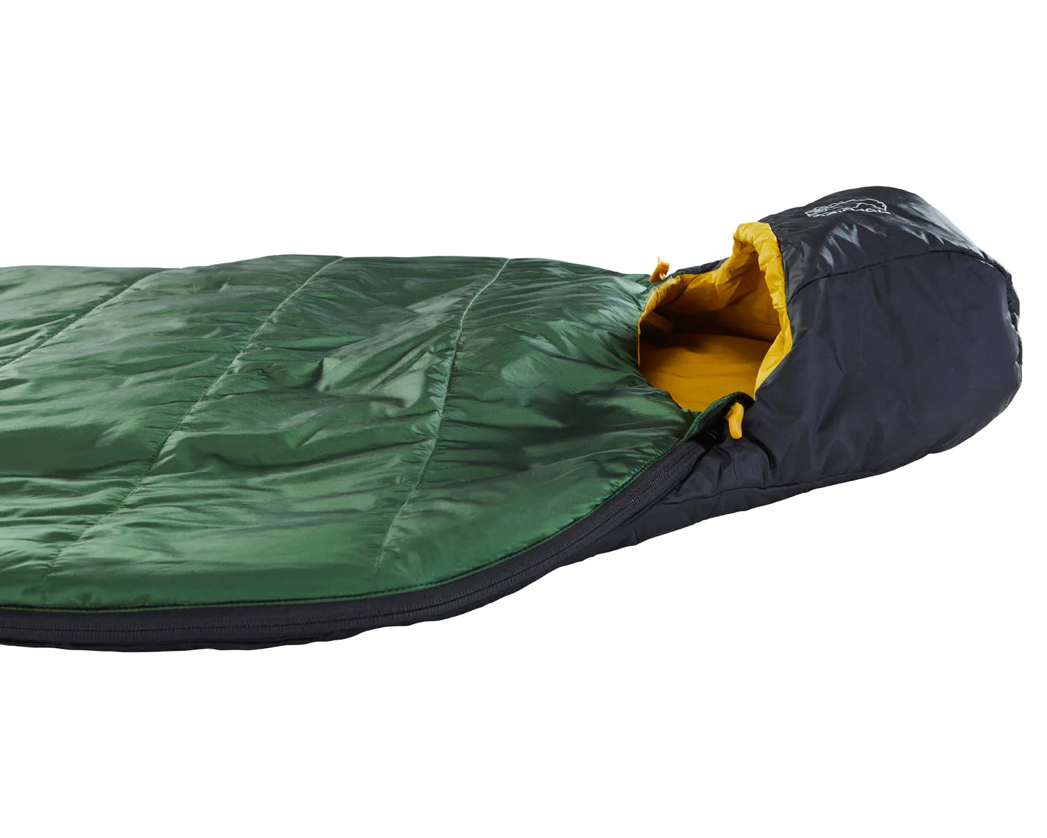 Gormsson  10° Curve sleeping bag - Artichoke Green/Mustard Yellow/Black