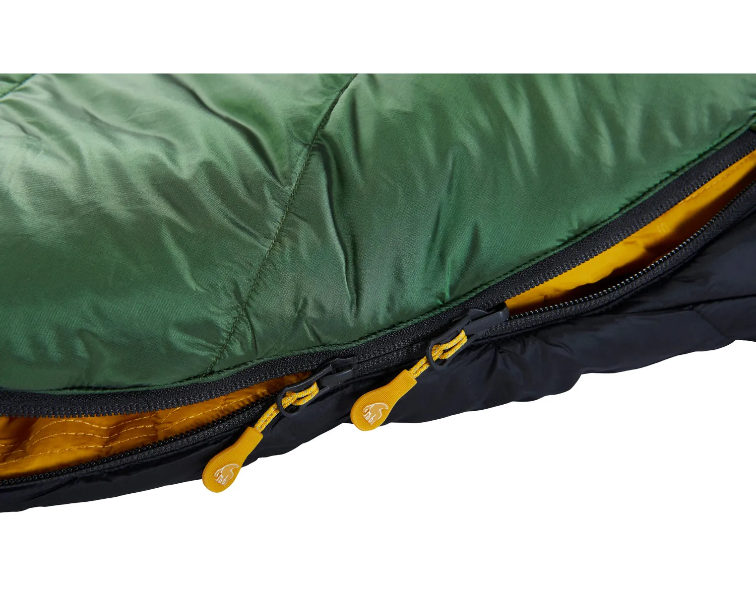 Gormsson  10° Curve sleeping bag - Artichoke Green/Mustard Yellow/Black