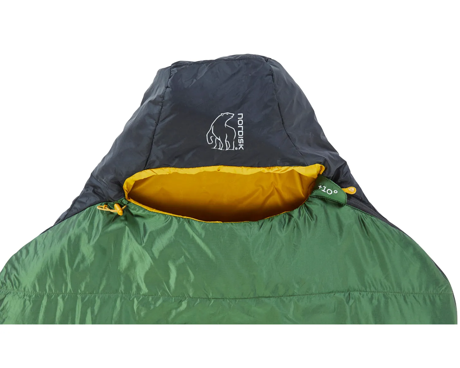 Gormsson  10° Curve sleeping bag - Artichoke Green/Mustard Yellow/Black